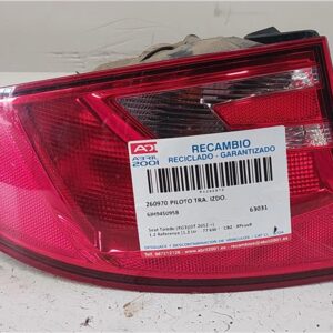PILOTO TRA. IZDO. Seat toledo (kg3)(07.2012->) 1.2 Reference [1,2 Ltr. - 77 kW TSI] CBZ - #Prov# CBZPROV 6JH945095B GRIS    Bombilla Faro Izquierdo Lámpara lateral Luz Trasero NTD