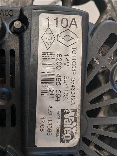 ALTERNADOR Renault megane ii sedan - #prov# 88 KW 2005 1.9 DCI - #Prov# D/F9Q B8 - #Prov# DF9QB8PROV 8200495294 GRIS generador - Imagen 4
