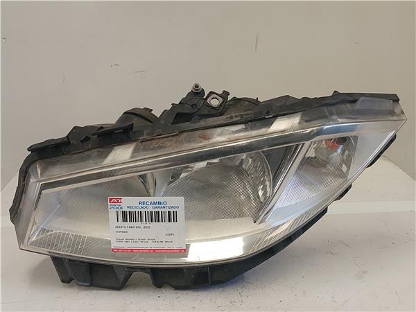 FARO DEL. IZDO. Renault megane ii sedan - #prov# 88 KW 2005 1.9 DCI - #Prov# D/F9Q B8 - #Prov# DF9QB8PROV 53995400 GRIS Bombillas Delanteras delanteros Izquierdas izquierdos Lámparas luces Luz Pilotos
