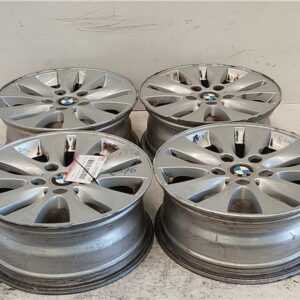 CONJUNTO DE 4 LLANTAS ALUMINIO BMW serie 1 berlina (e81/e87)(2004->) 2.0 120d [2,0 Ltr. - 130 kW Turbodiesel CAT] N47 D20 A N47D20A 6.5JX16EH2 65JX16EH2 NEGRO