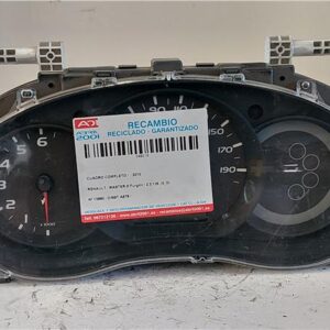CUADRO COMPLETO Renault master iii furgón (hd, fd) 2.3 125 - #Prov# D/M9T A676 - #Prov# DM9TA676PROV P248107584R BLANCO COMPLETO instrumentos