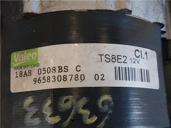 MOTOR ARRANQUE Citroen c3 (2002->) 1.4 i KFV (TU3JP) KFV(TU3JP) TS8E2 AZUL de - Imagen 3
