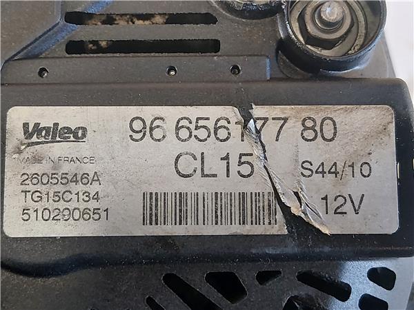 ALTERNADOR Citroen xsara picasso (1999->) 1.6 HDi 9HX (DV6ATED4) 9HX(DV6ATED4) 9665617780 GRIS PLATA generador - Imagen 3