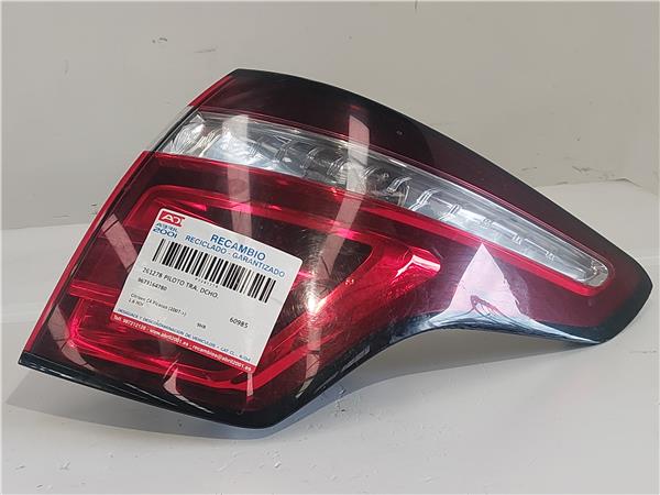 PILOTO TRA. DCHO. Citroen c4 picasso (2007->) 1.6 HDi 9HR 9673164780 GRIS Bombilla Derecha derecho Faro Lámpara Luz Trasera trasero 20EA07