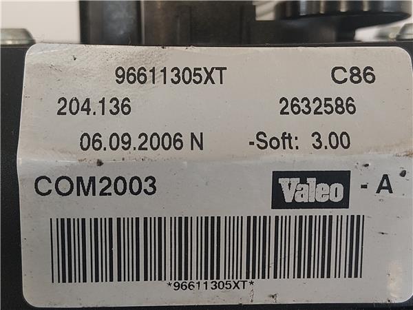 MANDO LUCES LIMPIA Peugeot 407 (2004->) 2.2 HDi 170 4HT (DW12BTED4) 4HT(DW12BTED4) 96611305XT NEGRO 20MB15 - Imagen 3