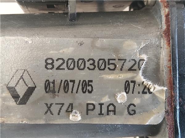 MECANISMO ELEVALUNAS TRA. IZDO. Renault laguna ii (bg0)(2001->) 1.9 dCi (BG0G) D/ F9Q C6 - #Prov# DF9QC6PROV 400799C 8200305720 BLANCO Izquierdas izquierdos motor Traseras traseros - Imagen 3