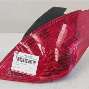 PILOTO TRA. DCHO. Peugeot 308 (2007->) 1.6 HDi 9HZ (DV6TED4) 9HZ(DV6TED4) 9680425680 NEGRO    Bombilla Derecha derecho Faro Lámpara Luz Trasera trasero