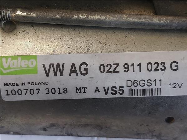 MOTOR ARRANQUE Volkswagen golf v (1k1)(2003->) 1.4 TSI BMY D6GS11 ROJO de JXP - Imagen 3