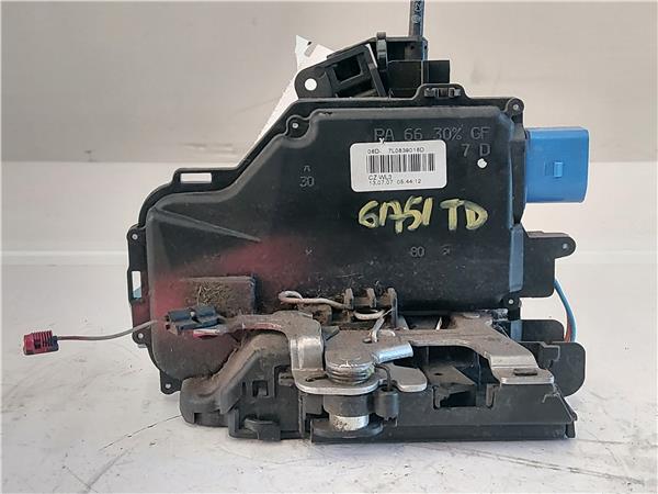 CERRADURA TRA DCHA Volkswagen golf v (1k1)(2003->) 1.4 TSI BMY 7L0839016D ROJO JXP