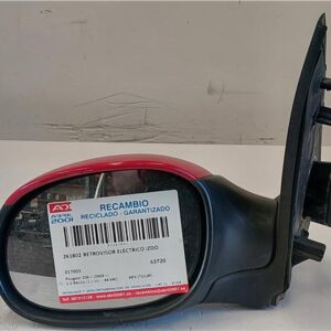RETROVISOR ELECTRICO IZDO. Peugeot 206 + (2009->) 1.1 Básico [1,1 Ltr. - 44 kW] HFX (TU1JP) HFX(TU1JP) 017003 17003 rojo    Espejo Izquierdo