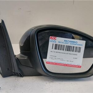 RETROVISOR ELECTRICO DCHO. Peugeot 208 (p2)(06.2019->) 1.2 Active [1,2 Ltr. - 74 kW PureTech] HNE - #Prov# HNEPROV E20418180 GRIS    Derecho Espejo 20V256