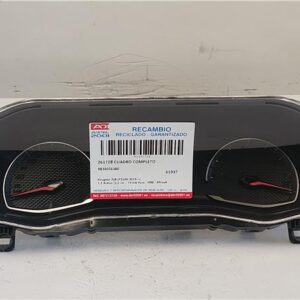 CUADRO COMPLETO Peugeot 208 (p2)(06.2019->) 1.2 Active [1,2 Ltr. - 74 kW PureTech] HNE - #Prov# HNEPROV 9836056380 GRIS    COMPLETO instrumentos 20V256