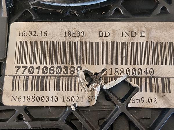 MANDO LUCES LIMPIA Renault scenic ii (jm)(2003->) 1.9 dCi (JM14) D/ F9Q E 8 - #Prov# DF9QE8PROV 7701060399 NEGRO - Imagen 3