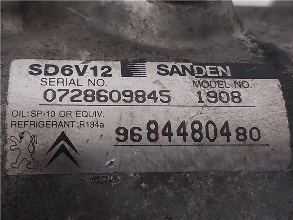 COMPRESOR AIRE ACOND. Citroen nemo (2008->) 1.4 HDi 8HS (DV4TD) 8HS(DV4TD) 9684480480 BLANCO Acondicionado 20CQ70 - Imagen 3