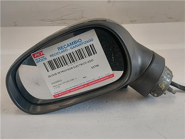 RETROVISOR ELECTRICO IZDO. Seat leon (1p1)(05.2005->) 1.9 TDI BXE E1010852 NEGRO Espejo Izquierdo JCR