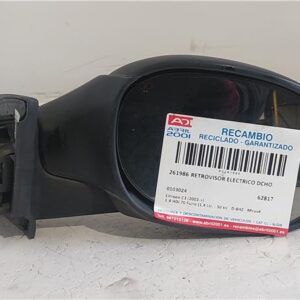 RETROVISOR ELECTRICO DCHO. Citroen c3 (2002->) 1.4 HDi 70 Furio [1,4 Ltr. - 50 kW HDi] D-8HZ - #Prov# D8HZPROV 0103024 103024 NEGRO    Derecho Espejo