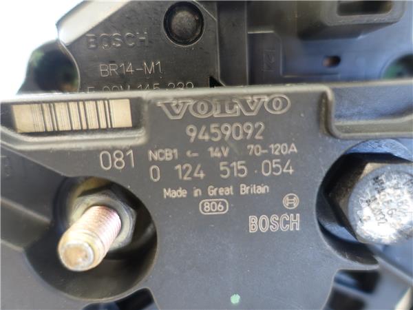 ALTERNADOR Volvo s80 berlina (1998->) 2.4 B 5244 S2 B5244S2 0124515054 124515054 GRIS BOSCH generador - Imagen 3