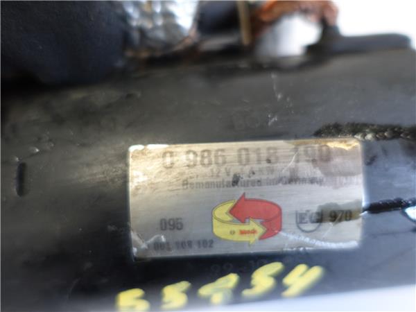 MOTOR ARRANQUE Audi 90 (89, 89q, 8a, b3) 2.0 20 V NM 0986018190 986018190 NEGRO de - Imagen 3