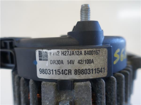ALTERNADOR Opel astra h berlina (2004->) 1.7 CDTI A 17 DTR A17DTR 98031154CR GRIS generador - Imagen 3