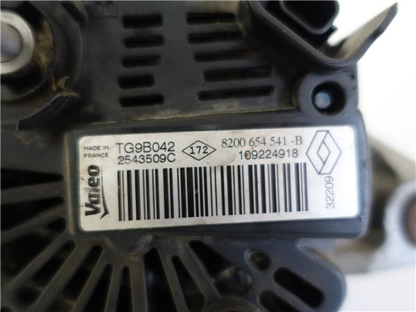 ALTERNADOR Renault clio iii (2005->) 1.2 16V D4F 740 D4F740 8200654541B BLANCO generador - Imagen 3