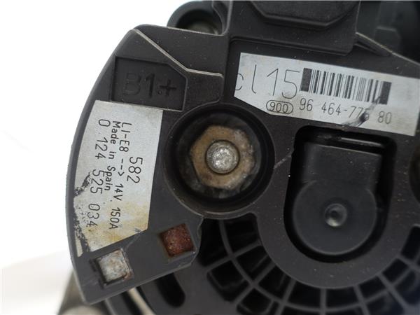 ALTERNADOR Citroen xsara picasso (1999->) 2.0 HDi RHY (DW10TD) RHY(DW10TD) 0124525034 124525034 AZUL generador - Imagen 3