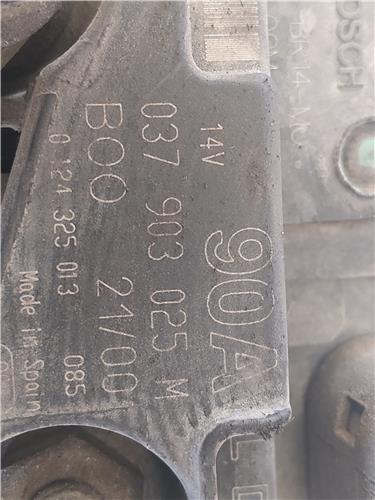 ALTERNADOR Seat cordoba berlina (6k2)(08.1999->) 1.4 AUA 037903025M 37903025M GRIS generador DXK - Imagen 3