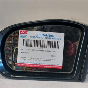 RETROVISOR ELECTRICO IZDO. Mercedes-Benz clase e (bm 211) berlina (01.2002->) 2.2 E 200 CDI (211.004) [2,2 Ltr. - 90 kW CDI CAT] OM 646.951 OM646951 413133419 AZUL    Espejo Izquierdo