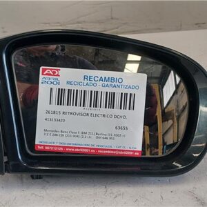 RETROVISOR ELECTRICO DCHO. Mercedes-Benz clase e (bm 211) berlina (01.2002->) 2.2 E 200 CDI (211.004) [2,2 Ltr. - 90 kW CDI CAT] OM 646.951 OM646951 413133420 AZUL    Derecho Espejo