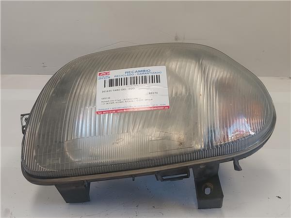 FARO DEL. IZDO. Renault clio ii fase i (b/cb0)(1998->) 1.2 (B/CB0F, B/CB0A, B/CB10, B/CB1K, B/CB2D, B/CB2H) G-D7F - #Prov# GD7FPROV E95156 BLANCO Bombillas Delanteras delanteros Izquierdas izquierdos Lámparas luces Luz Pilotos