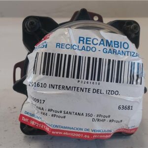INTERMITENTE DEL. IZDO. SANTANA - #Prov# santana 350 - #prov# 2.0 TDI  4X4 - #Prov# D/RHP - #Prov# DRHPPROV E100917 BLANCO    Delanteras delanteros Izquierdas izquierdos pilotos