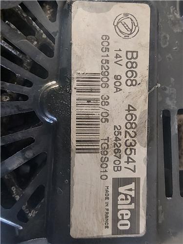 ALTERNADOR Fiat punto / grande punto (199) 1.3 D Multijet 199 A2.000 199A2000 46823547 AZUL generador - Imagen 3